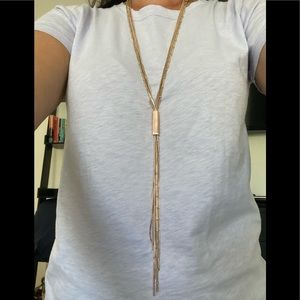 White House Black Market gold/rose gold necklace